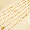 Colgante de Letra de Circonita Estilo Europeo y Americano Pulsera de Acero Inoxidable Chapada en Oro de 18K Joyería Impermeable Accesorios de Lujo de Nicho Venta al por Mayor
