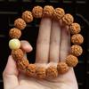 Pulsera Diamante Bodhi de Indonesia intemperizado natural pulsera cuentas Bodhi Buda pareja madera de mano rosario giro de mano venta al por mayor