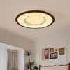 Nova Luminária de Teto para Quarto em Madeira Maciça Estilo Chinês, Luminária de Quarto Cor Nogueira Estilo Antigo, Luminária de Teto para Quarto Principal Estilo Retrô