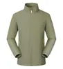 Chaqueta ligera de grupo para montañismo, cortavientos e impermeable, chaqueta de color liso con cuello alto, personalizable con impresión de logotipo