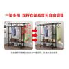 Cabide Simples de Chão Quarto Pequeno Cabide de Roupas Legal Doméstico Dormitório Interno Dobrável Armazenamento Secagem Cabide Poste