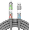 Coluna de Luz de 2m Indicador Luminoso Quatro-em-Um Carregamento Rápido Tipo-C Cabo de Dados de 1m Indicador Luminoso Dois-em-Dois