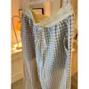 Pantalones de pijama estilo perezoso, ligeros, de cintura alta para mujer, nueva colección verano 2026, versátiles, de corte holgado, cómodos y de pierna ancha para estar en casa.