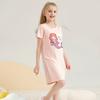 Pijama de Verano Fino de Modal Hielo para Niña Camisón para Niña Ropa para el Hogar para Niños Grandes Pijama para Mujer para Padres e Hijos