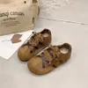 2026 Zapatos Casuales de Gamuza Marrón Oscuro Retro con Correa de Doble Hebilla Otoño Invierno Versátiles Cómodos Suela Suave Modernos Zapatos para Mujer Estilo de Moda