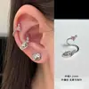 Anillo de Herradura de Gato Kt en Forma de S Lindo Titanio Acero Perforación de Cartílago Auricular Perforación de Oreja de Gato de Zirconia de Colores Pendientes para Mujer