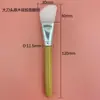 Venta al por mayor del fabricante Cepillo Facial Plano para Mascarilla con Mango de Plástico Blanco, Cerdas Suaves, Cepillo Grande de Silicona, Brocha para Base de Maquillaje, Brocha de Maquillaje para Belleza