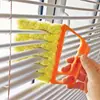 Escova de Limpeza para Saída de Ar de Ar Condicionado Portátil, Escova de Remoção de Poeira de Frestas Removível e Lavável, Clipe de Limpeza de Cortina, Escova de Limpeza de Persianas