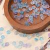 Cuentas Acrílicas Doradas de 6X3 mm Cuentas de Flores Pequeñas Hechas a Mano DIY Pulsera de Cuentas Colgante Accesorios de Joyería Venta al por Mayor