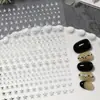 En stock, surtido multicolor de pegatinas para decoración de uñas de estrella de cinco puntas, diseño plano, versátiles para DIY, pegatinas de estrella de cinco puntas para uñas DH509