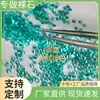 Fabricante de Wuzhou Cristal Sintético Paraíba Pedra Preciosa Lapidada Redonda Fundo Pontiagudo Pedra Solta Azul-Verde Pode Ser Encapsulada