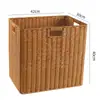 Cesta de almacenamiento de armario nórdico, caja de almacenamiento tejida, cesta organizadora simple para sala de estar, tejido de imitación de ratán