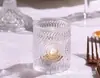 Copo de Vidro Transparente para Vela de Aromaterapia, Novo Copo de Vela de Girassol, Decoração de Suporte de Vela de Vidro Embossado Retrô para Mesa