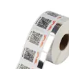 Etiquetas personalizadas anti-falsificación con datos variables, etiquetas con código QR trazable impreso, boletos dinámicos con código de barras secuencial