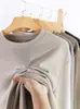 Sudadera con Estampado de Piña de 320 g Manga Larga Unisex Primavera y Otoño 2024 Cuello Redondo Color Sólido Corte Holgado Puños Ajustados