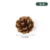 1-18cm Escama de Peixe Pinha Árvore de Natal Pinha Flor Seca Enfeites Decorações de Natal Material DIY Adereços para Fotos