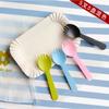 Juego de vajilla para hornear pasteles, cuchillo y tenedor, plato y juego de cuchillo y tenedor desechables para pastel de cumpleaños, combinación de plato y tenedor para pastel