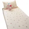 Funda Especial para Cama de Residencia Estudiantil Pieza Única 100% Algodón Protector de Cama Colchón de Algodón Puro Juego de Tres Piezas para Cama Individual de Residencia