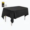 Toalhas de Mesa Descartáveis de PE para Festas no Atacado, Impermeáveis, à Prova de Óleo, Espessadas, Não Laváveis, Toque de Luxo, Toalhas de Mesa Descartáveis de Cor Sólida