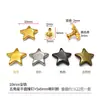 Venta al por mayor Forma de Paraguas Hexagonal Yurta Mongol Cuadrado Rombos Remaches Hexágono Plano Estrella de Cinco Puntas Artículos de Cuero Remaches Ferretería Accesorios