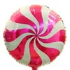 Globo de decoración de cumpleaños infantil de aluminio de 18 pulgadas con forma de molino de viento, piruleta, fruta redonda, fútbol, baloncesto, voleibol