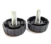 Pies Ajustables de Plástico Redondos de 36 mm-M8 de Grano Recto Muebles Gabinete Pies Ajustables Pies Ajustables