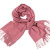Nuevo invierno europeo y americano para hombres y mujeres, bufanda chal monocolor, venta al por mayor de fábrica, bufanda chal de imitación de cachemira de color sólido, afelpado