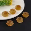 Contas de ábaco com brilho dourado, contas chatas, contas trapezoidais de lótus, pingentes de material de resina, pulseira e colar DIY atacado