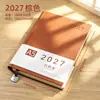 2027 Yangba A5 Planificador Diario de Trabajo, Cuaderno de Negocios de Eficiencia de Tiempo, Calendario y Bloc de Notas