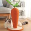 Tabla Rascadora para Gatos Zanahoria Tabla Rascadora para Gatos Vertical Sisal Columna Rascadora para Gatos Mascota Gato Estante para Trepar Juguete para Gatos Cilíndrico Afilador de Uñas