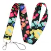 Flores coloridas serie de flores pequeñas cordón para teléfono móvil etiqueta de cámara cordón cadena para teléfono móvil accesorios de certificado de oficina