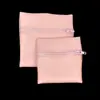 Bolsa con Cremallera Nueva Estilo Piel Sintética Patrón Lichi para Joyería, Bolsa para Joyería de Almacenamiento de Anillos y Collares, Bolsa con Cremallera Sencilla y a la Moda