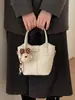 2026 Bolso Casual de Moda Estilo Nuevo con una Textura Simple y Moderna, Bolso Cubo para Invierno, Bolso Cruzado y de Hombro Personalizado para Mujer