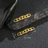 Placaada en Plata de Ley S925 en Toda la Superficie con Oro de 24 Quilates, Cadena Ovalada Dorada Tradicional de Tres Secciones, Cadena de Extensión para Pulsera y Collar DIY Hecha a Mano