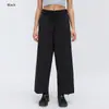 Pantalones Deportivos Sueltos para Mujer con Puños con Cordón, Pantalones Casuales Convertibles, Pantalones Finos y Transpirables para Entrenamiento, Running, Fitness D26043