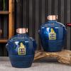 Jarra de Vino Cerámica Jingdezhen Paquete 3kg/2.5kg Hogar Sellado Refugio Botella de Vino Vacía Jarra para Llenar Vino Aparato de Almacenamiento de Vino