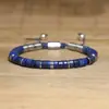Pulsera tejida a mano de arena natural de moda de venta caliente transfronteriza, pulsera de cuentas espaciadoras doradas, joyería exquisita para mujer