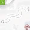 Prata charme s925 prata esterlina estrela colar de cristal moda feminina ins nicho temperamento colar fresco BSN028
