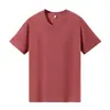 Camiseta de Algodón Puro para Hombre, Camisa Cultural de Cuello Redondo, Uniforme Escolar, Uniforme de Trabajo, Uniforme de Grupo, Sudadera de Color Sólido, Camiseta de Manga Corta de 180 g con Estampado de Logo