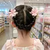 2026 Pinza de Garra con Cadena de Borla de Margarita para Dos Chongos Infantiles Pinza para el Cabello Updo de Niñas de Verano Dulces Accesorios para el Cabello