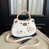 Bolso de Gato Lindo de Verano Regalo de Cumpleaños para Niñas Nuevo 2026 Bolso Cruzado de Hombro Único de Lunares Bolso para Mujer