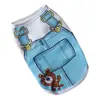 Ropa de Perro para Mascota Verano Delgado Teddy Corgi Perro Pequeño Cachorro Gato Primavera y Otoño Estampada Dibujos Animados Chaleco