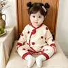 Mameluco para Bebé 2026 Nuevo Mono de Algodón Puro Unisex Body de Manga Larga para Bebé Ropa Linda de Mariposa de Dibujos Animados