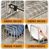 Escurridor de platos de acero inoxidable para el hogar, escurridor, secador de platos para gabinete de cocina, estante de almacenamiento para tapas de ollas, tazones, palillos y platos