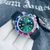 Reloj de moda para hombre de acero inoxidable con diamante de color, marca Lao, mecánico automático, venta al por mayor de fábrica