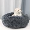 Ninho de Dormir Pelúcia para Animais de Estimação Outono e Inverno Extra Grande Espessado Redondo Canil para Cães Sono Profundo Canil para Gatos Tapete de Veludo Removível e Lavável