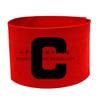 Capitán C al por mayor brazalete brazalete logo impreso brazalete fútbol etiqueta C banda elástica Velcro