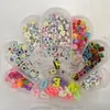 Caixa de contas de plástico DIY Brinquedos de contas para crianças joias DIY pulseira brinquedos de contas educativos treinamento de concentração
