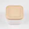 Mini Marmita Caixa Pequena Marmita Grau Alimentício Micro-ondas Caixa de Suplemento Alimentar Crisper de Frutas de Silicone