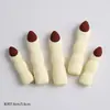 Decoración de Pastel de Halloween Arcilla Suave Figura Linda de Fantasma Ojos Chistosos Perlas de Azúcar Velas de Halloween Toppers Inserts